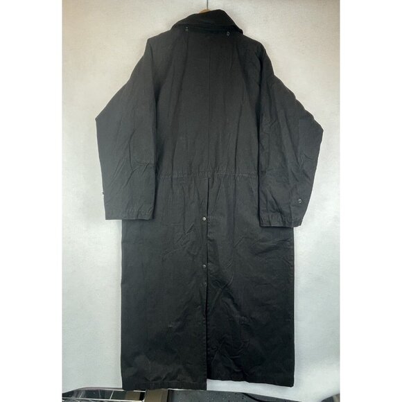Kukadu 1032 Black Australian Drover Waxed Canvas Riders Coat Men’s XL [no cape] - Picture 6 of 14